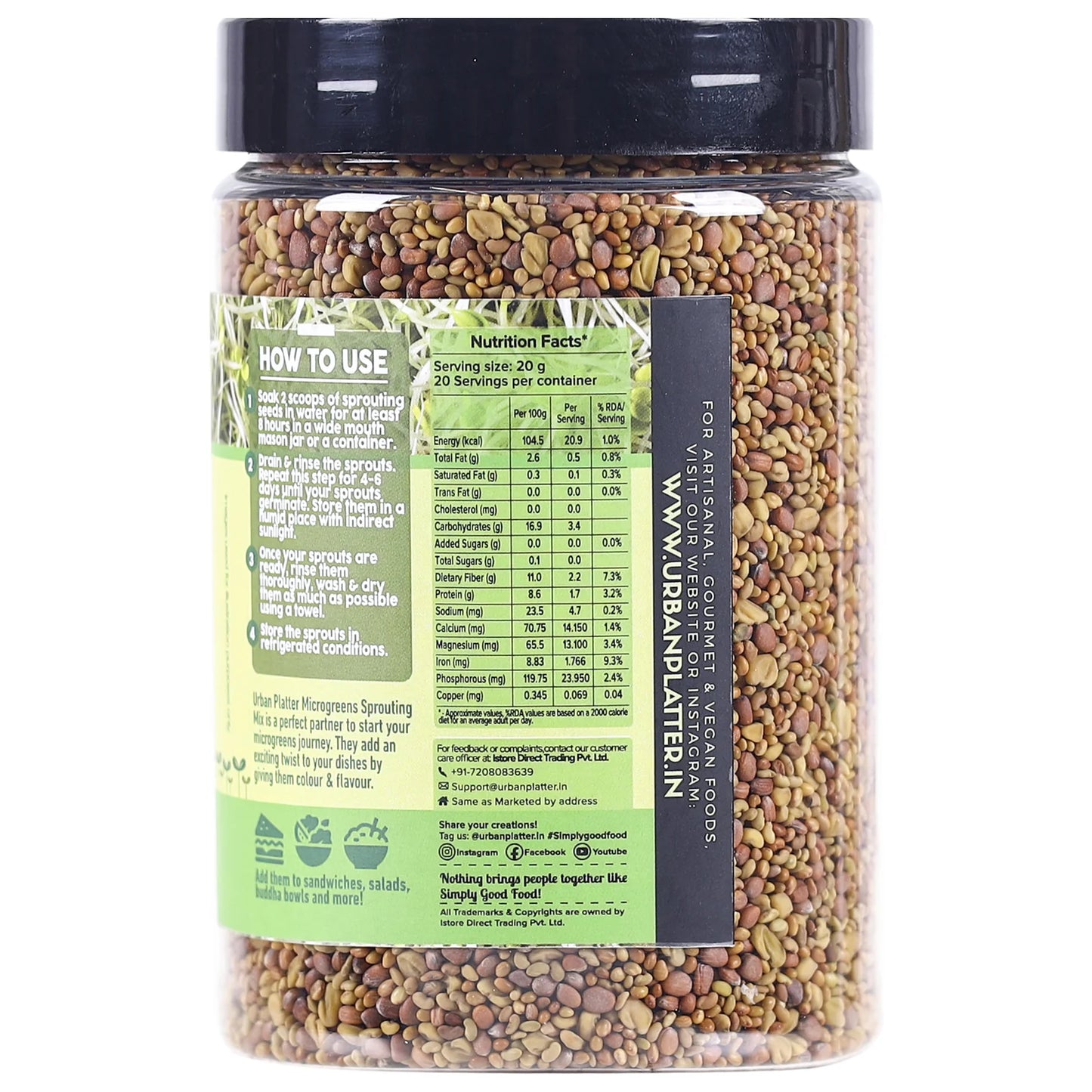 Urban Platter - Microgreens Sprouting Mix