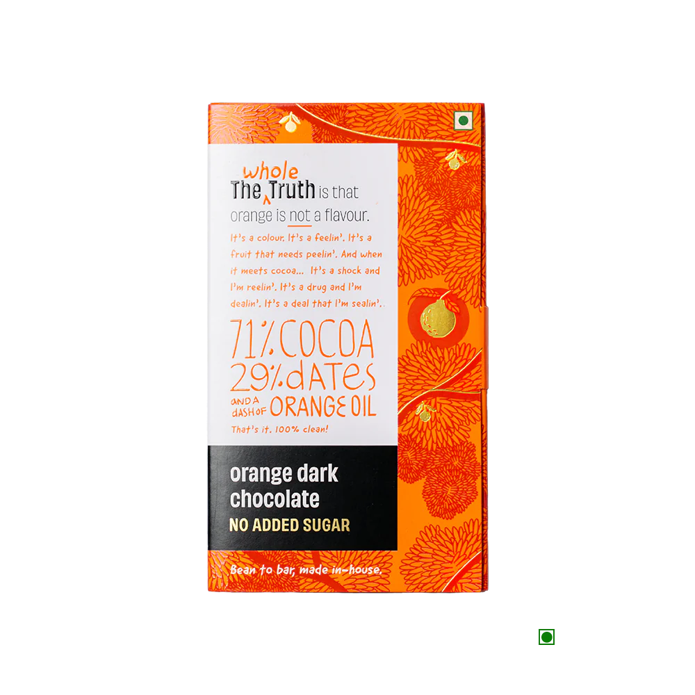 The Whole Truth 71% Cocoa Orange Dark Chocolate