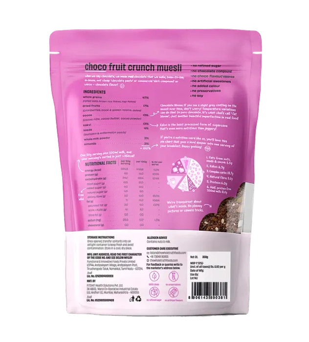 The Whole Truth Choco Fruit Crunch Muesli