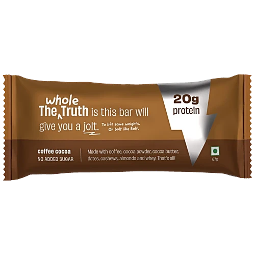 The Whole Truth Coffee Cocoa 20g Protein Bar