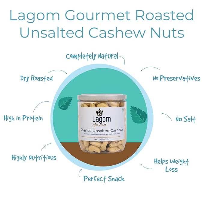 Lagom Gourmet - Unsalted Cashew