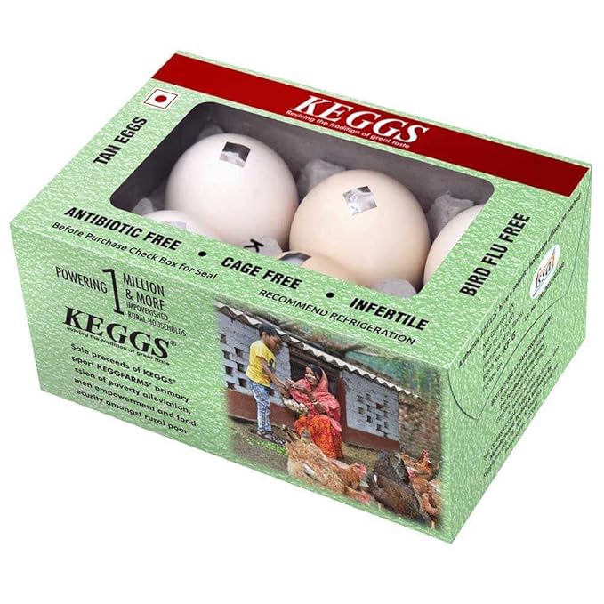 Keggs - Desi Egg Pack of 6