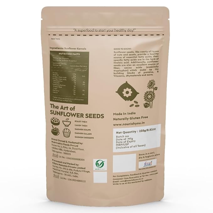 Nourish You - Sunflower Seeds 250g
