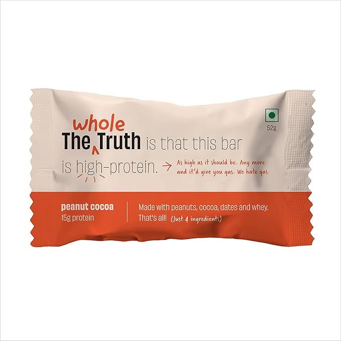 The Whole Truth Peanut Cocoa 52g Protein Bar