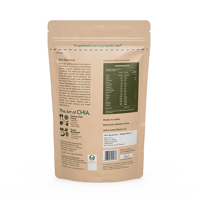 Nourish You - Chia Seeds 250gm