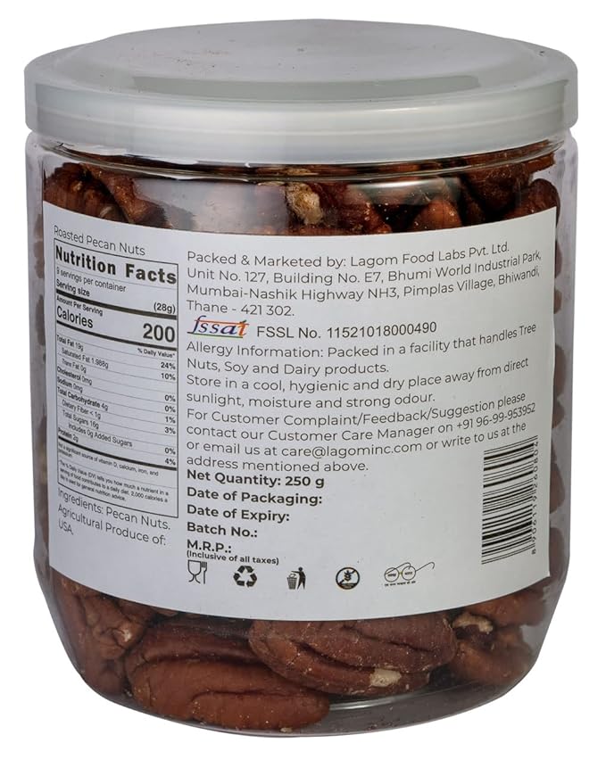 Lagom Gourmet - Roasted Pecan Nuts