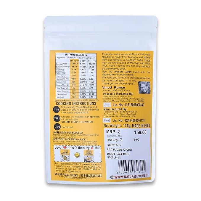 Naturally Yours - Moringa Noodle 175g