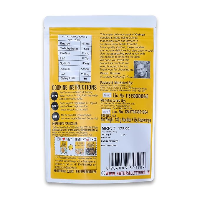 Naturally Yours - Quinoa Noodle 180g