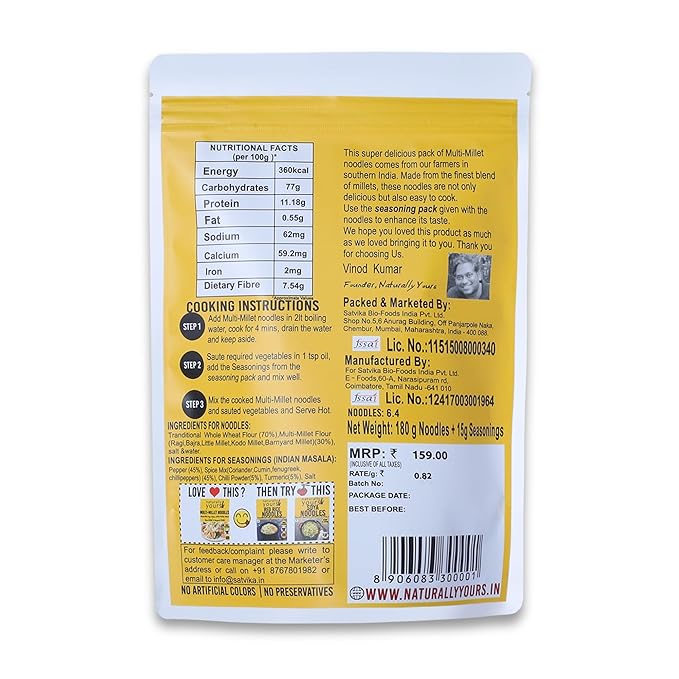 Naturally Yours - Multi Millet 180g