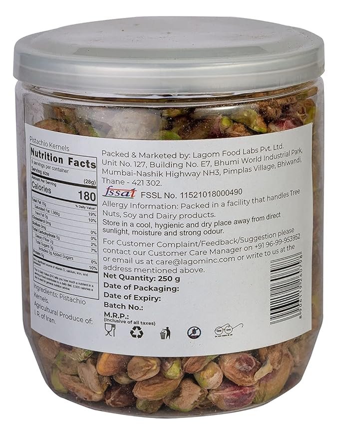 Lagom Gourmet - Pistachio Kernels