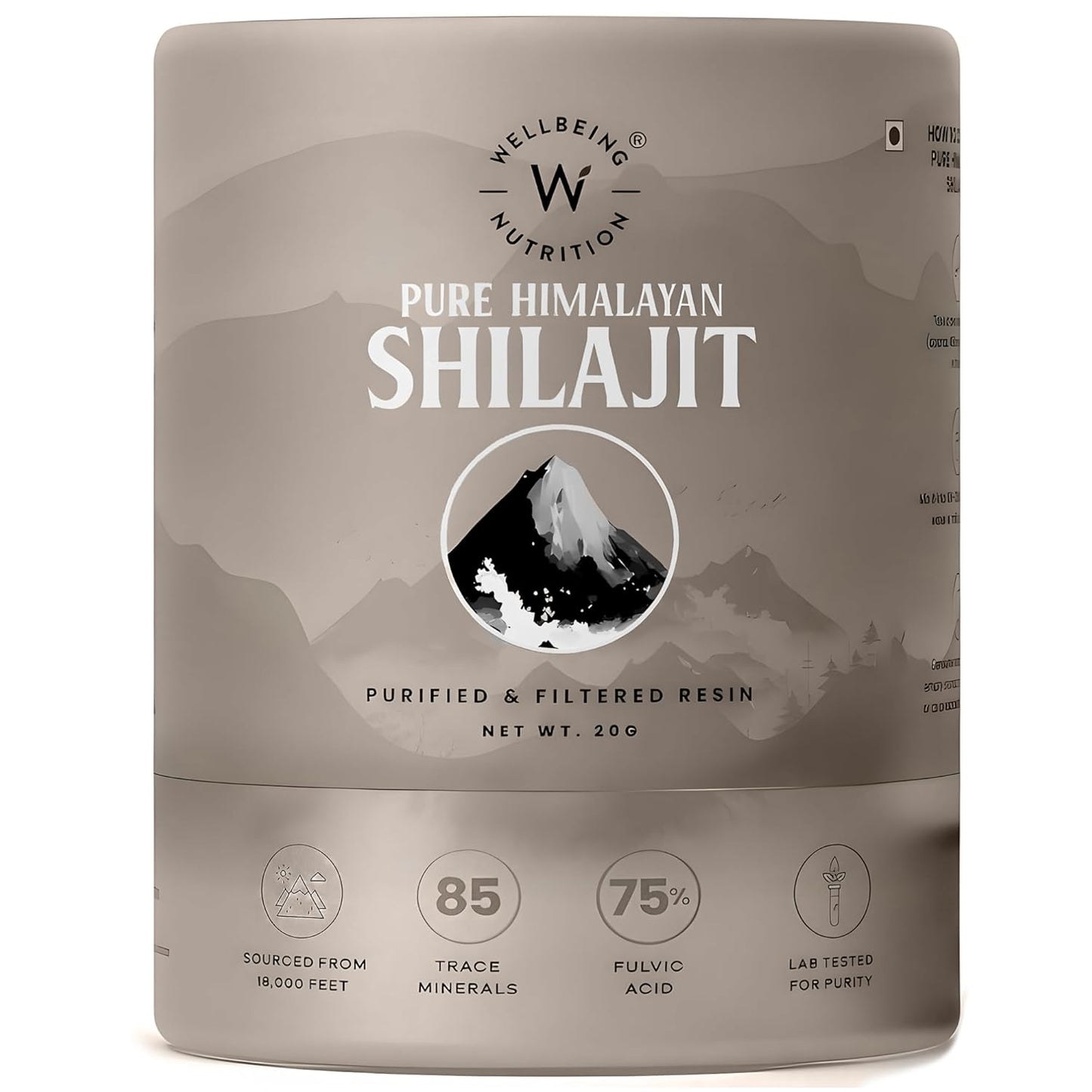Wellbeing Nutrition Shilajit Silver 10g