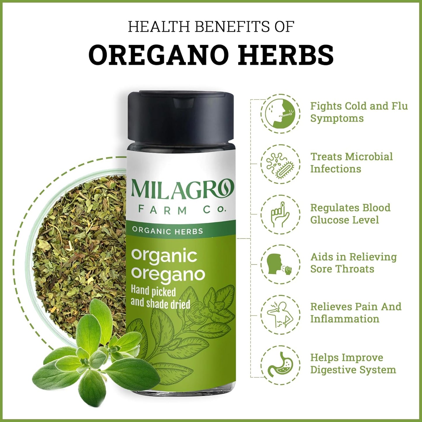 Milagro - Dry Oregano 40g