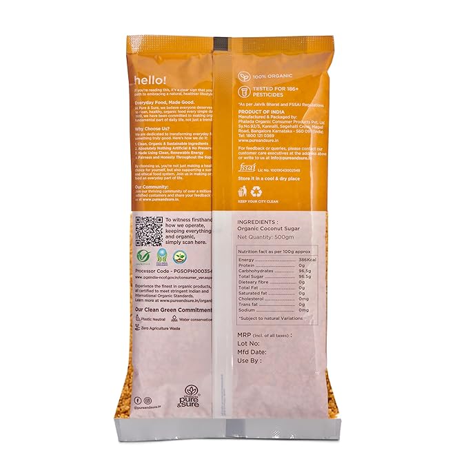 Phalada Organic Coconut Sugar 500g