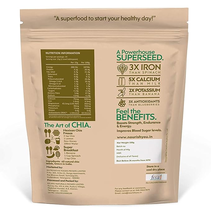 Nourish You - Chia Seeds 500g