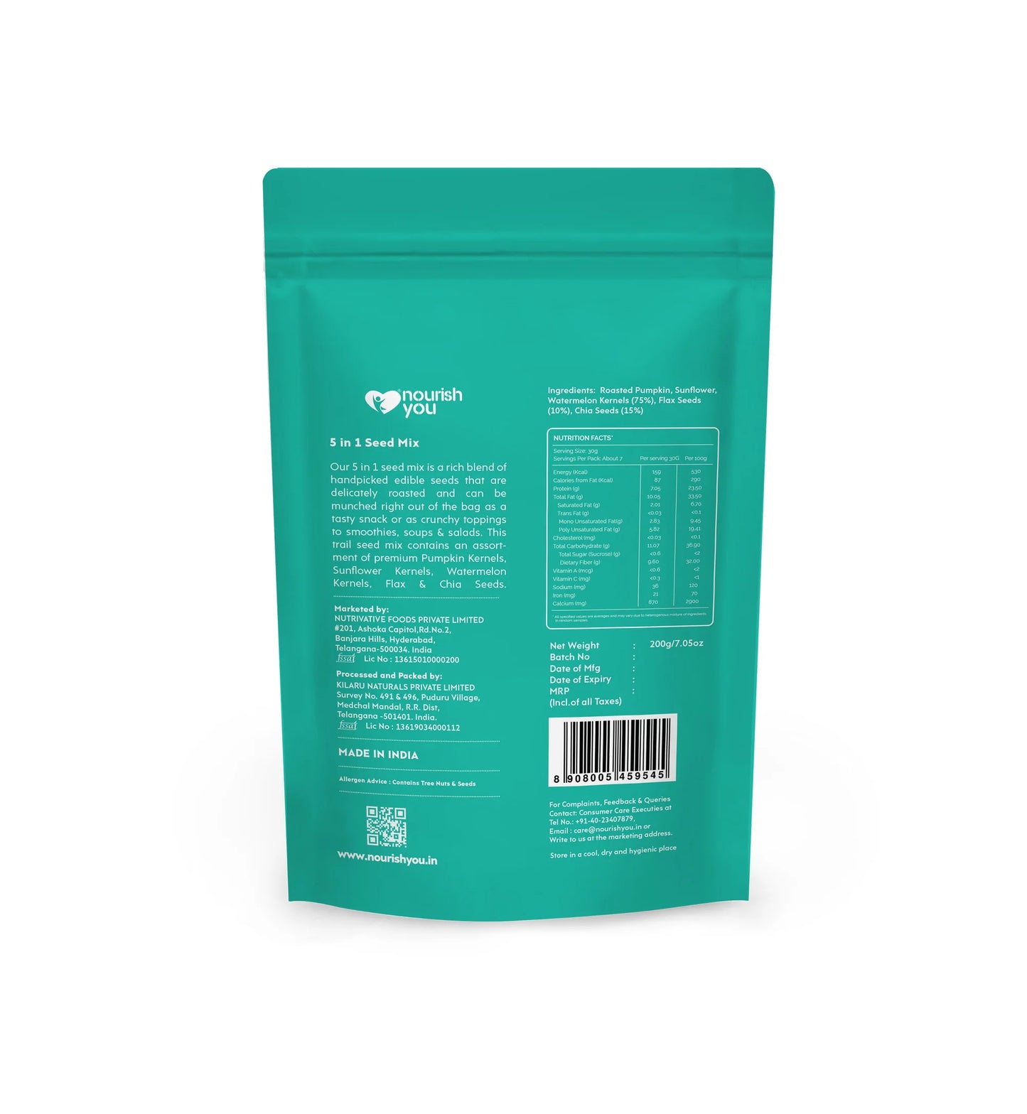Nourish You - 5 In 1 Super Seed Mix