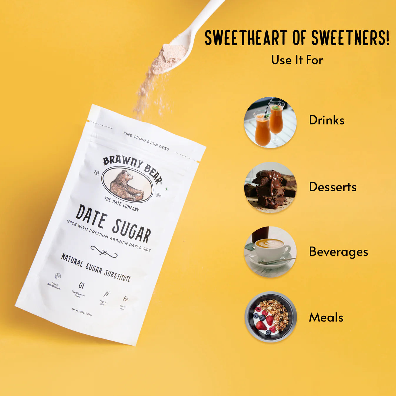 Brawny Bear - Date Sugar