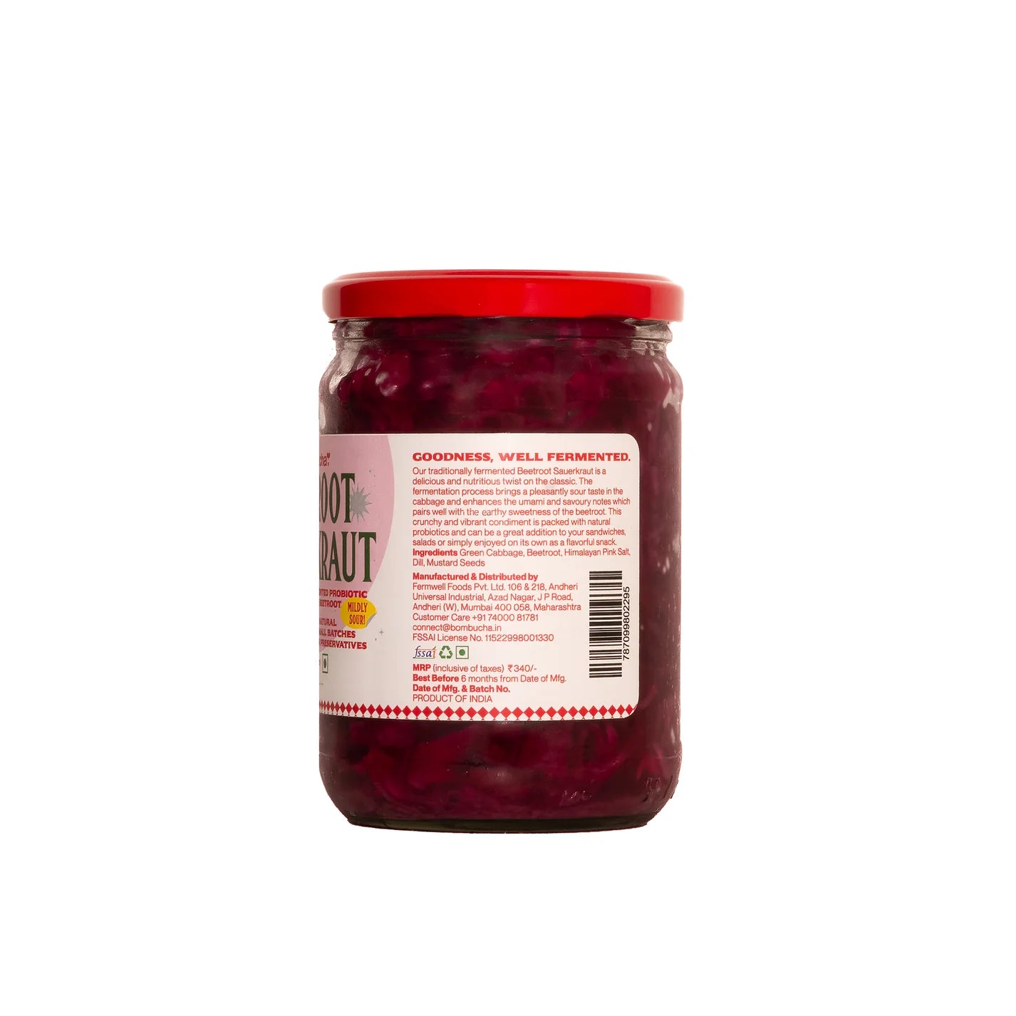 Bombucha - Beetroot Sauerkraut