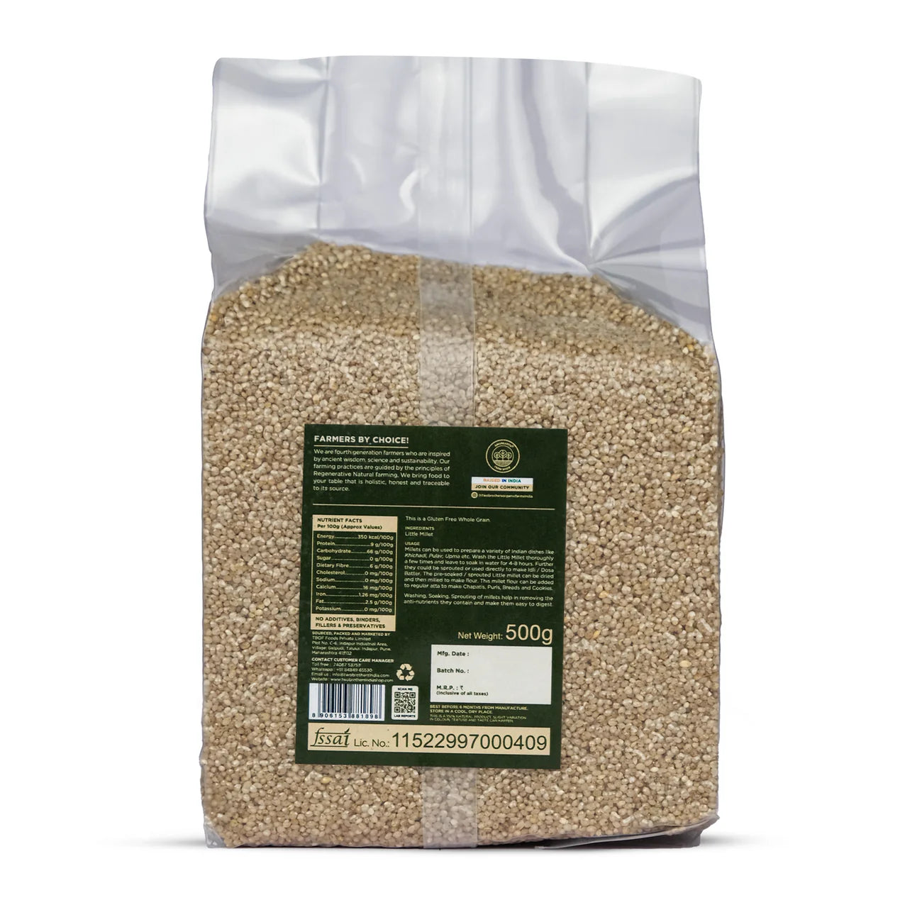 TBOF Little Millet 500g