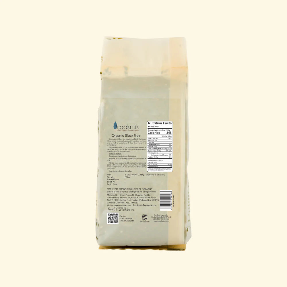 Praakritik Black Rice 500g
