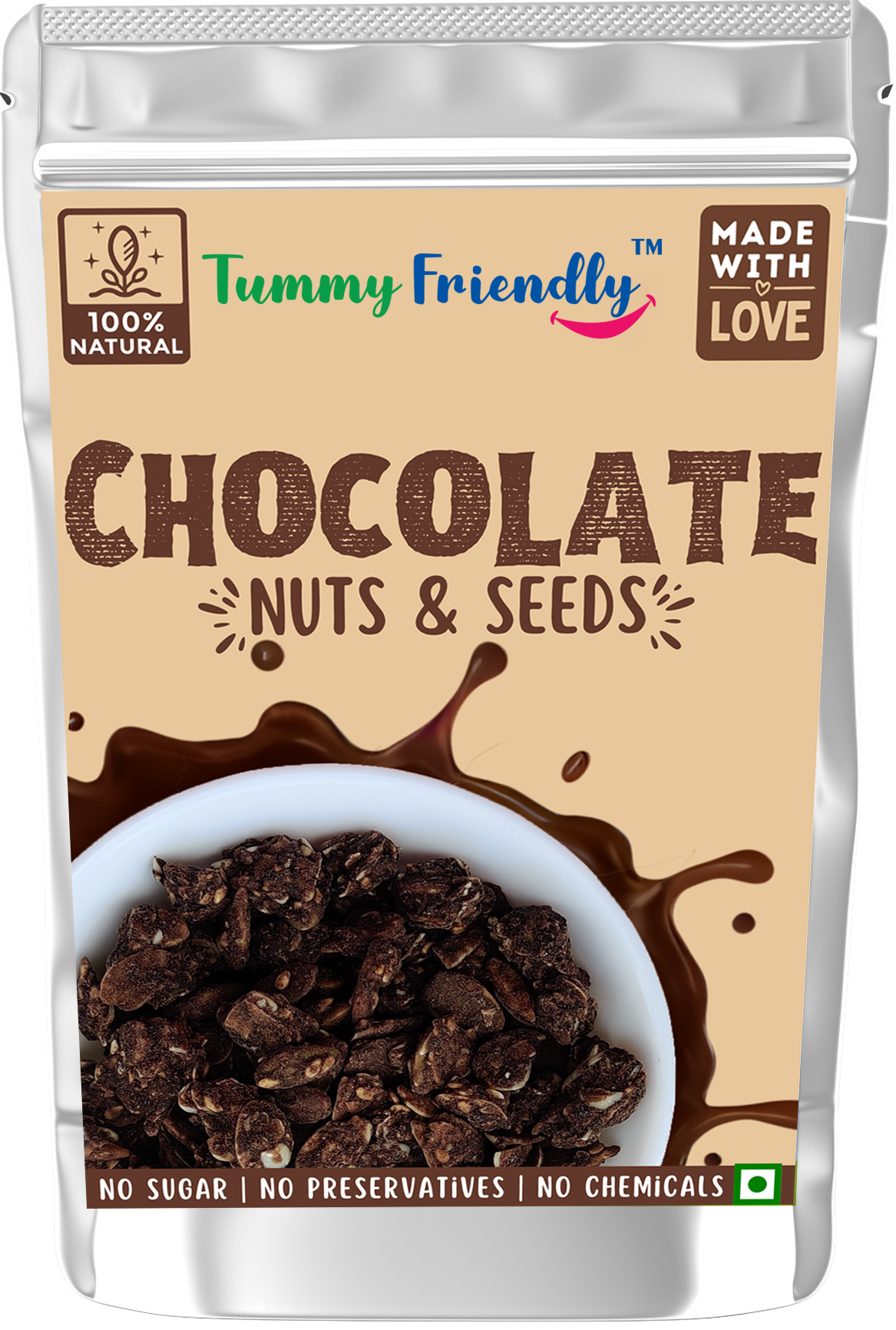 Tummy Friendly Chocolate Nuts & Seeds
