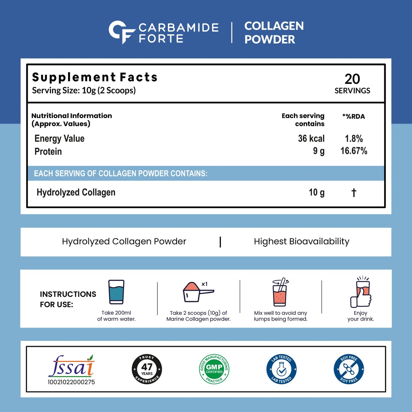 Carbamide Forte - Collagen Peptides