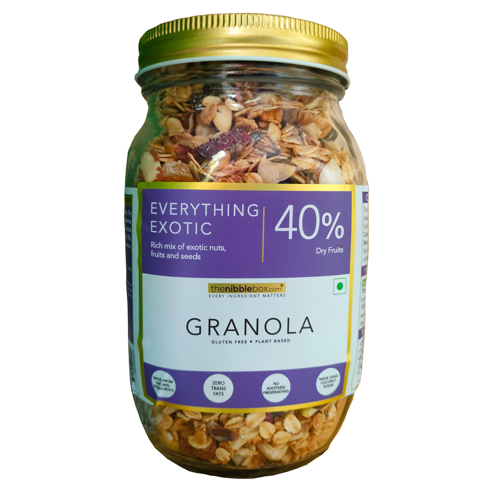 The Nibble Box Everything Exotic Granola