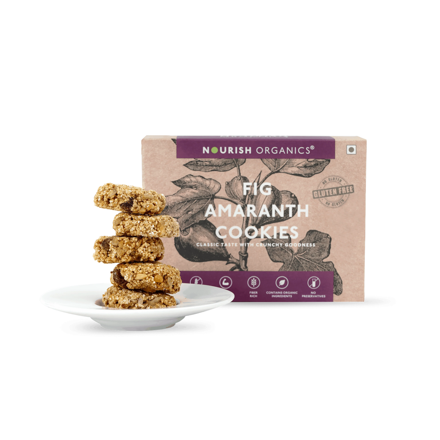 Nourish Organics - Fig Amaranth Cookies