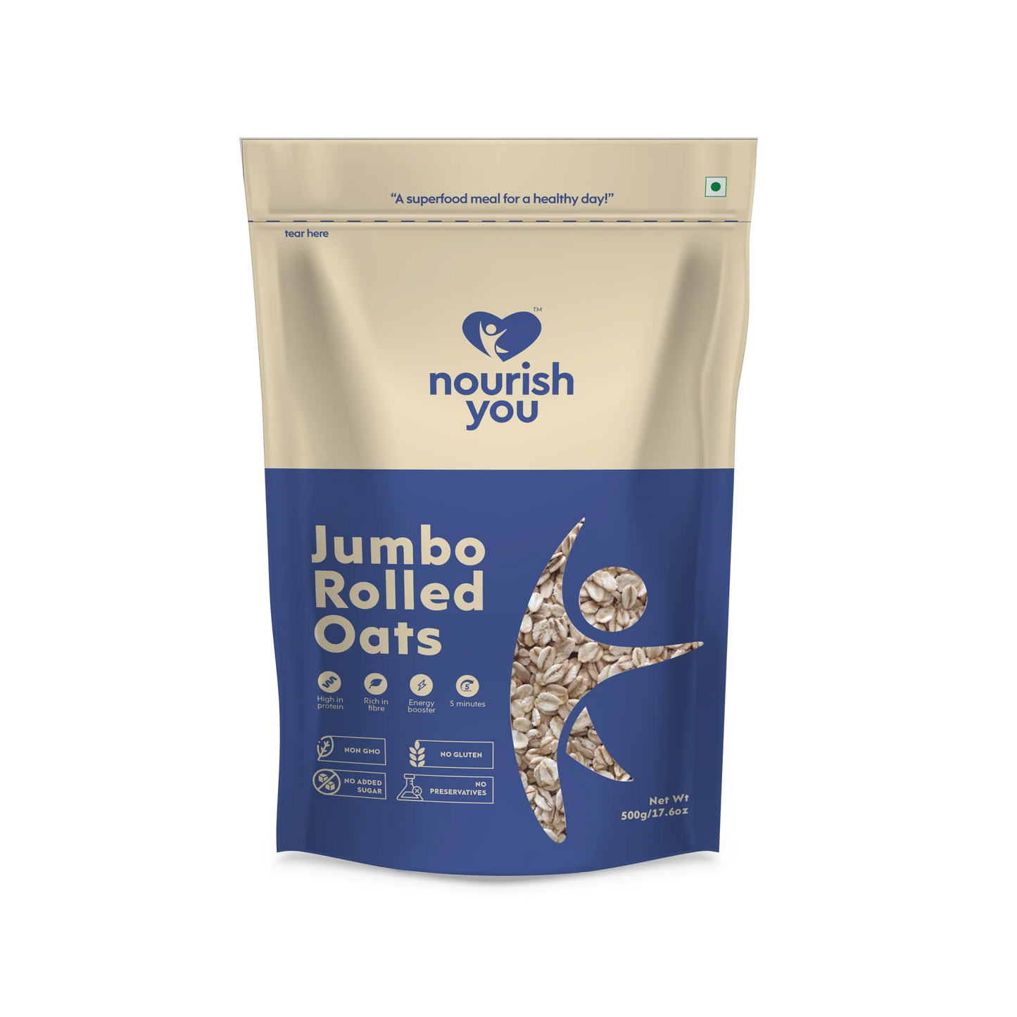 Nourish You - Jumbo Rolled Oats 1.2kg
