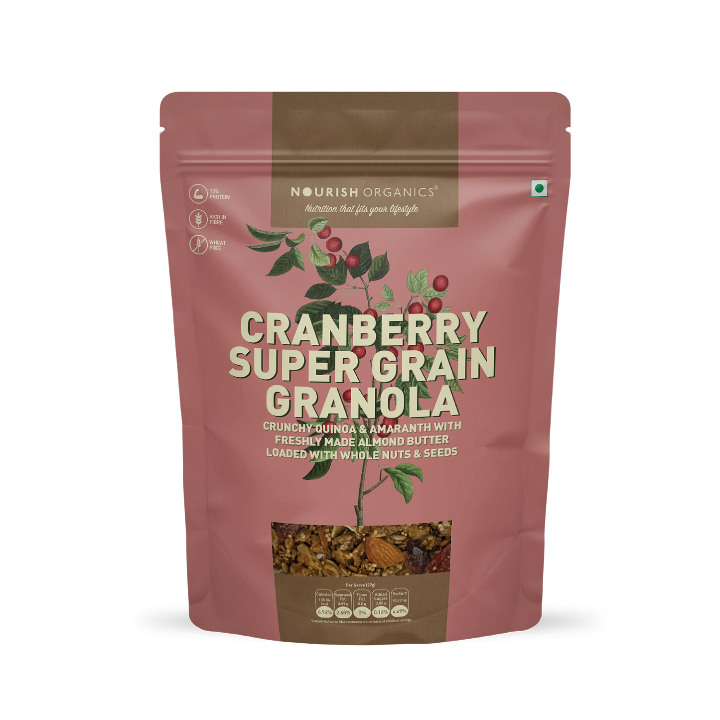 Nourish Organics - Cranberry Super Granola