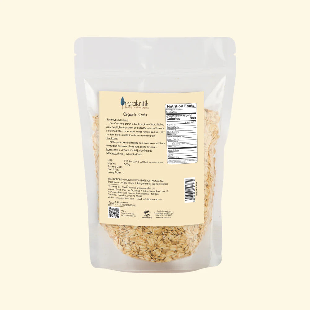 Praakritik Jumbo Rolled Oats