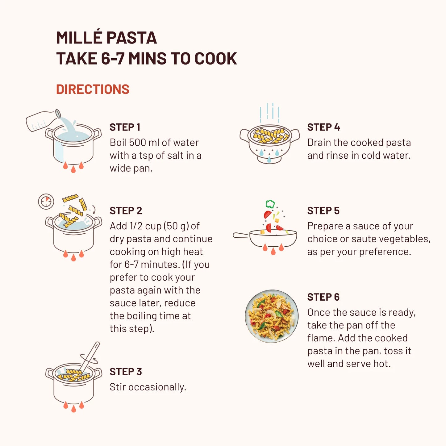 Mile - Fusilli Protein Pasta