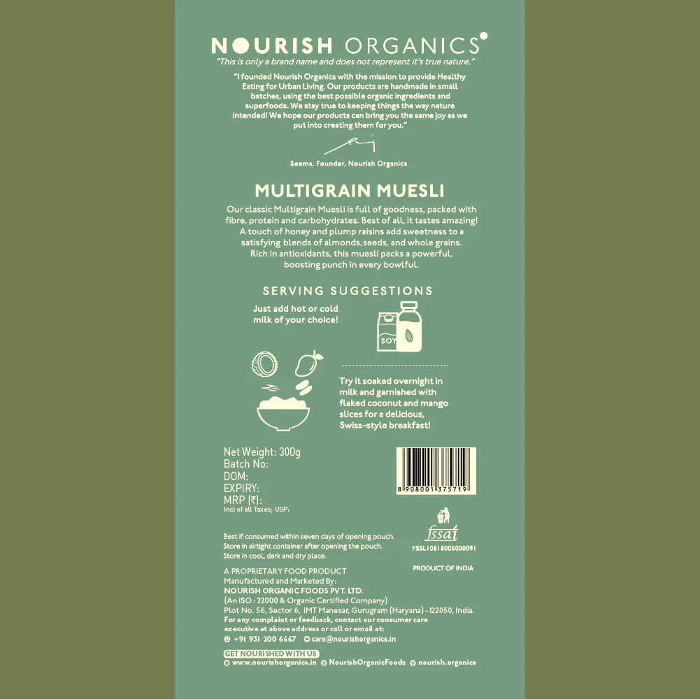 Nourish Organics - Multigrain Muesli