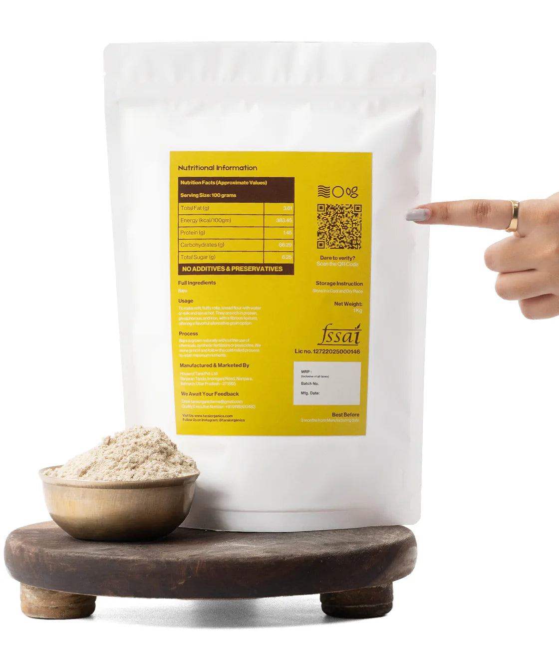 Tarai Bajra Flour 1kg