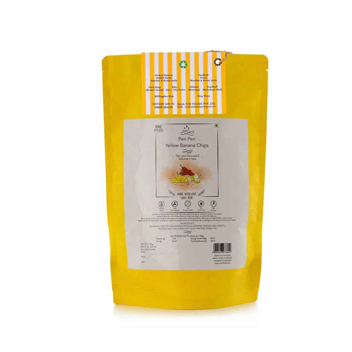 Home D'Lite - Peri Peri Yellow Banana G/F