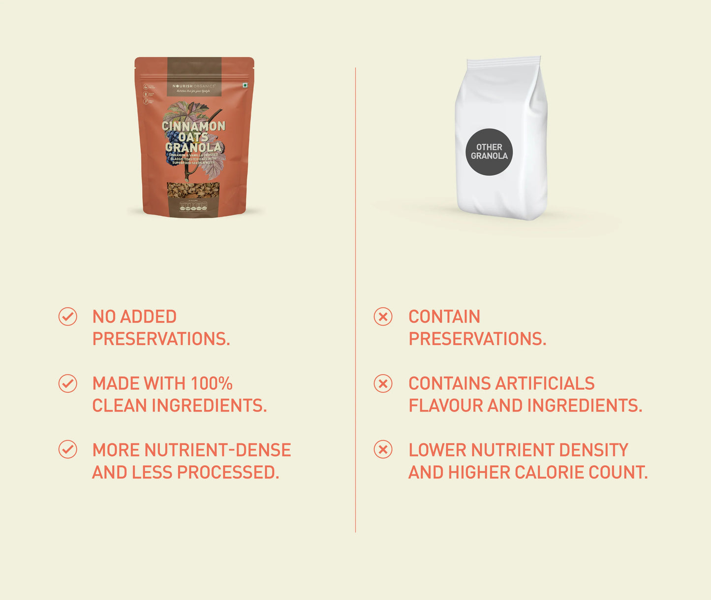 Nourish Organics - Cinnamon Oats Granola