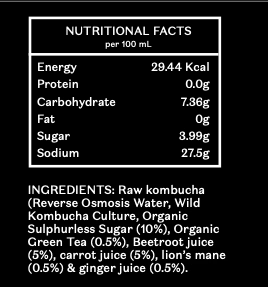 Bhu Kombucha - Focus 250ml