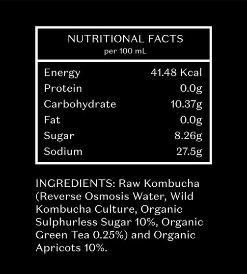Bhu Kombucha - Ama Leh Apricot 250ml