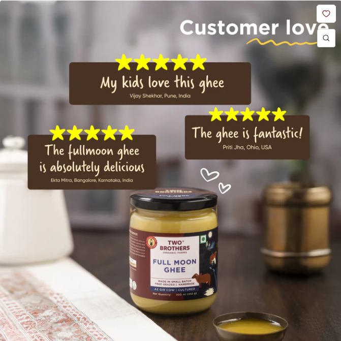Full Moon Cultured Ghee