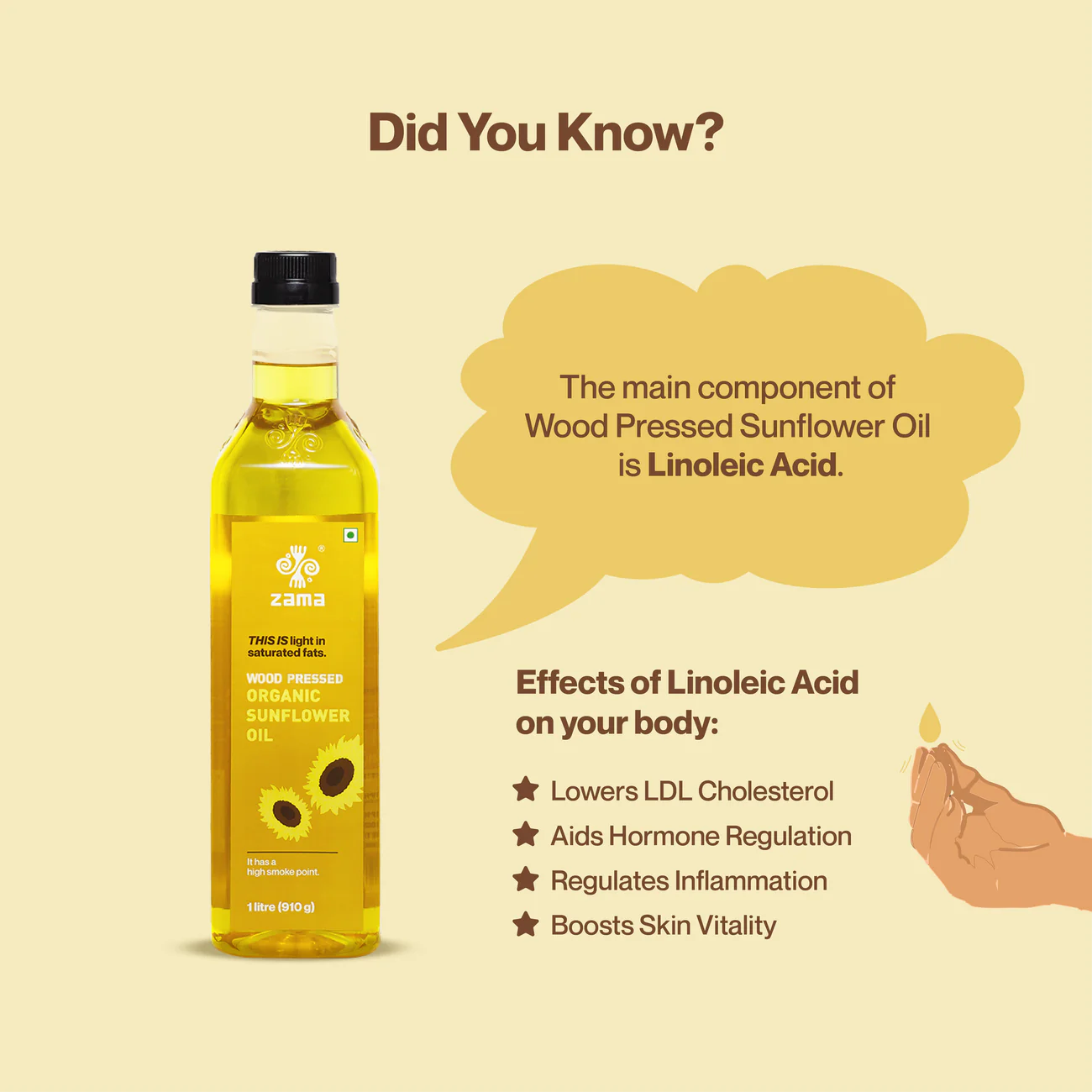 Zama Sunflower Oil 500ml
