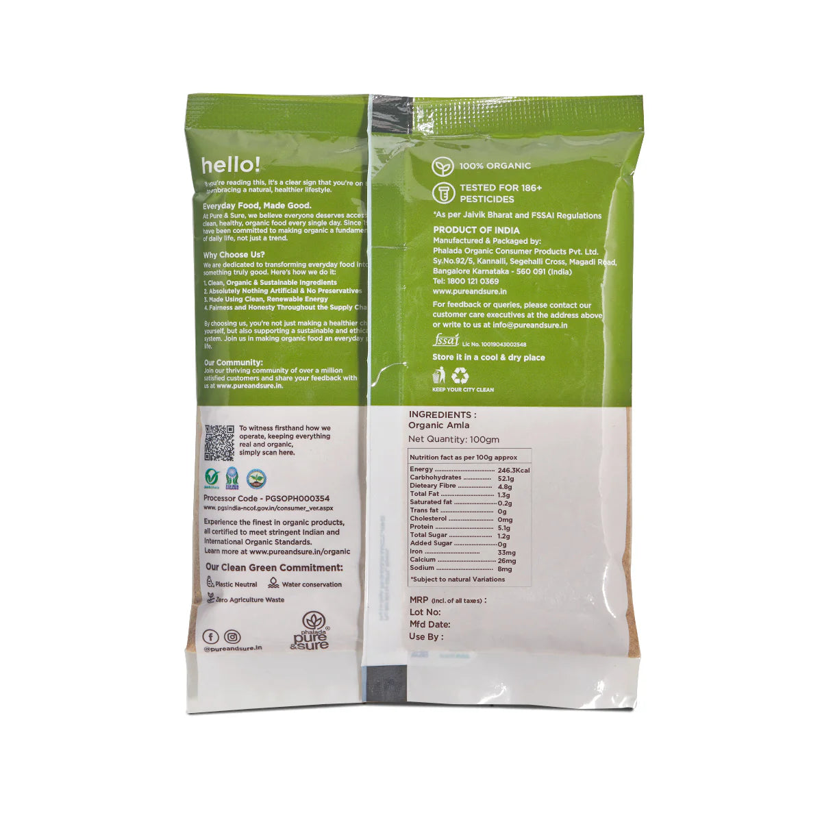 Phalada Organic Amla Powder 100g