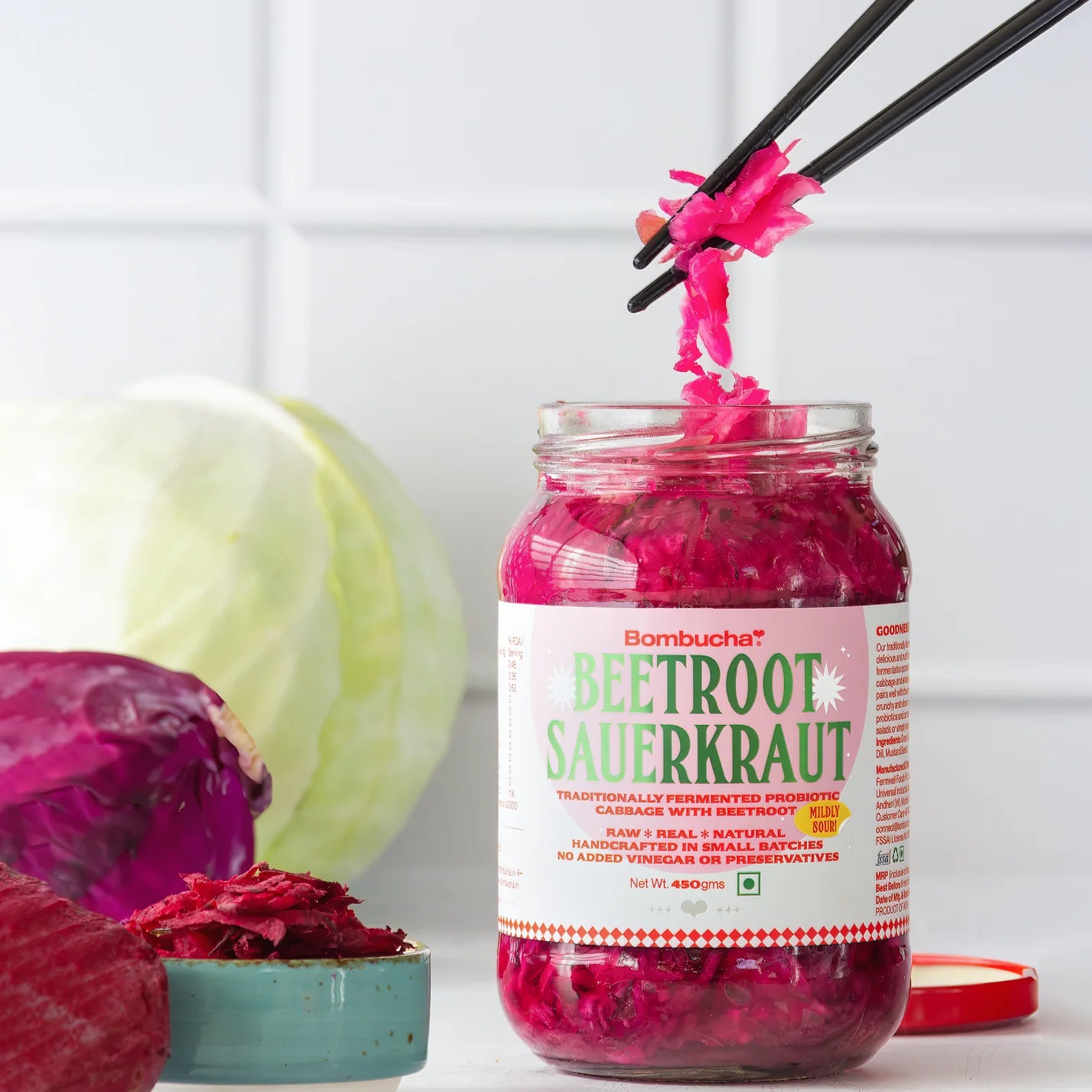 Bombucha - Beetroot Sauerkraut