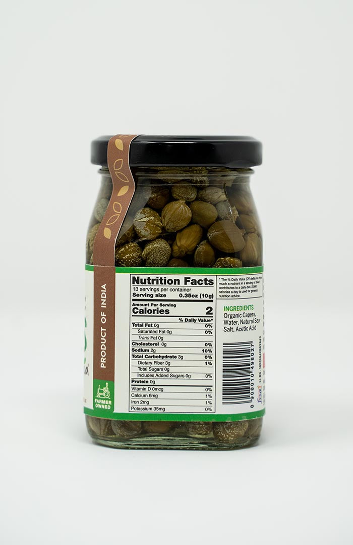 Ishka Farm - Organic Caper Capotes 9-11mm