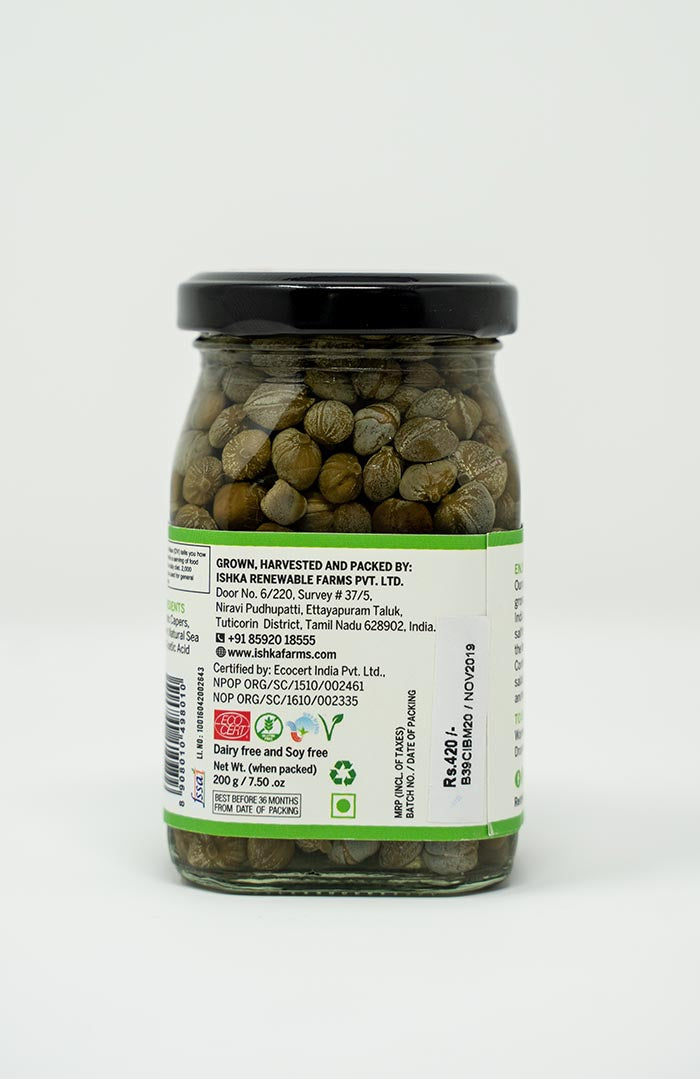 Ishka Farm - Organic Caper Surfines 7-9mm