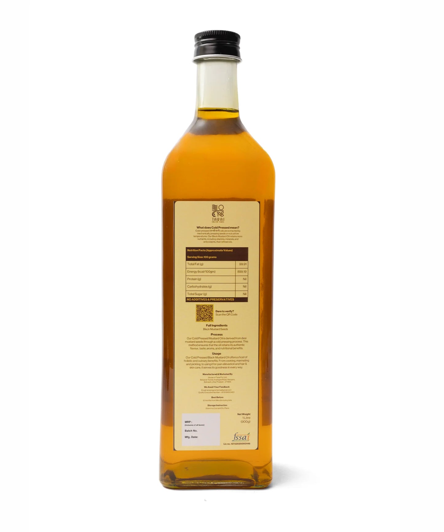Tarai Mustard Oil 1Ltr