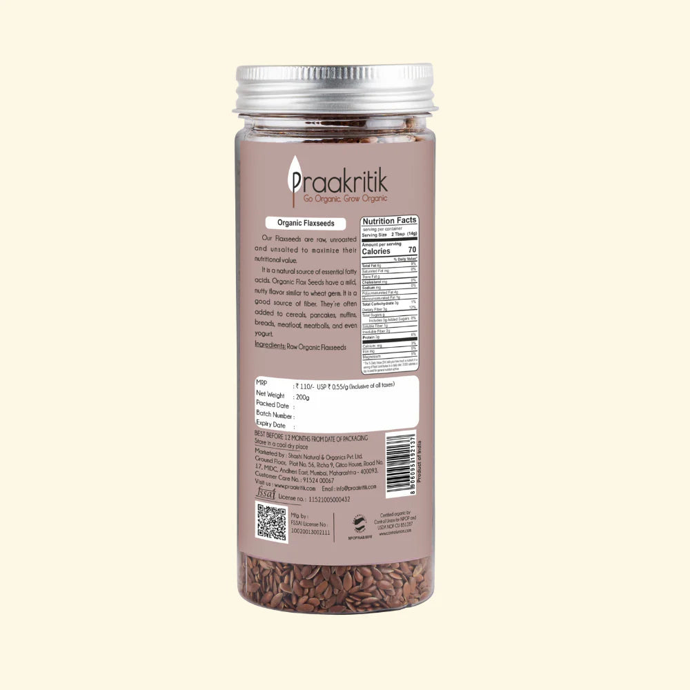 Praakritik Flaxseed 200g
