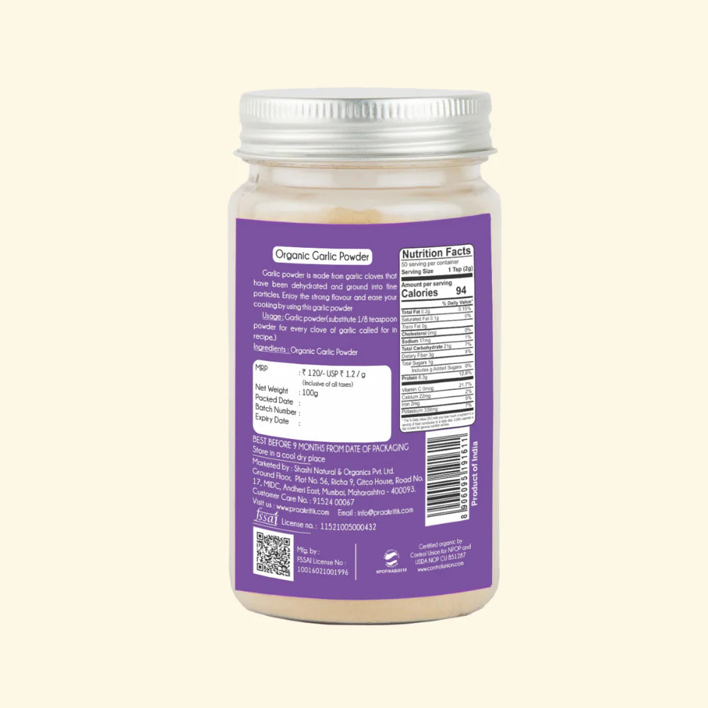 Praakritik Garlic Powder 100g