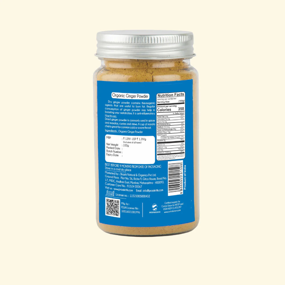 Praakritik Ginger Powder 100g