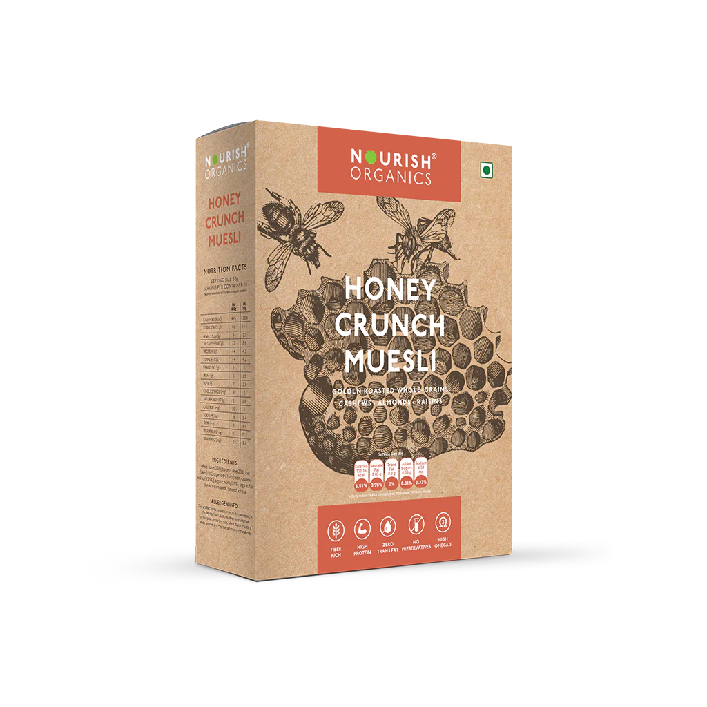 Nourish Organics - Honey Crunch Muesli