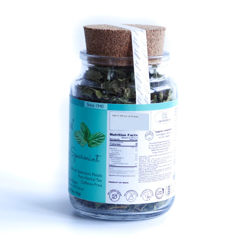 Tassyam Organic- Refreshing Spearmint 15g