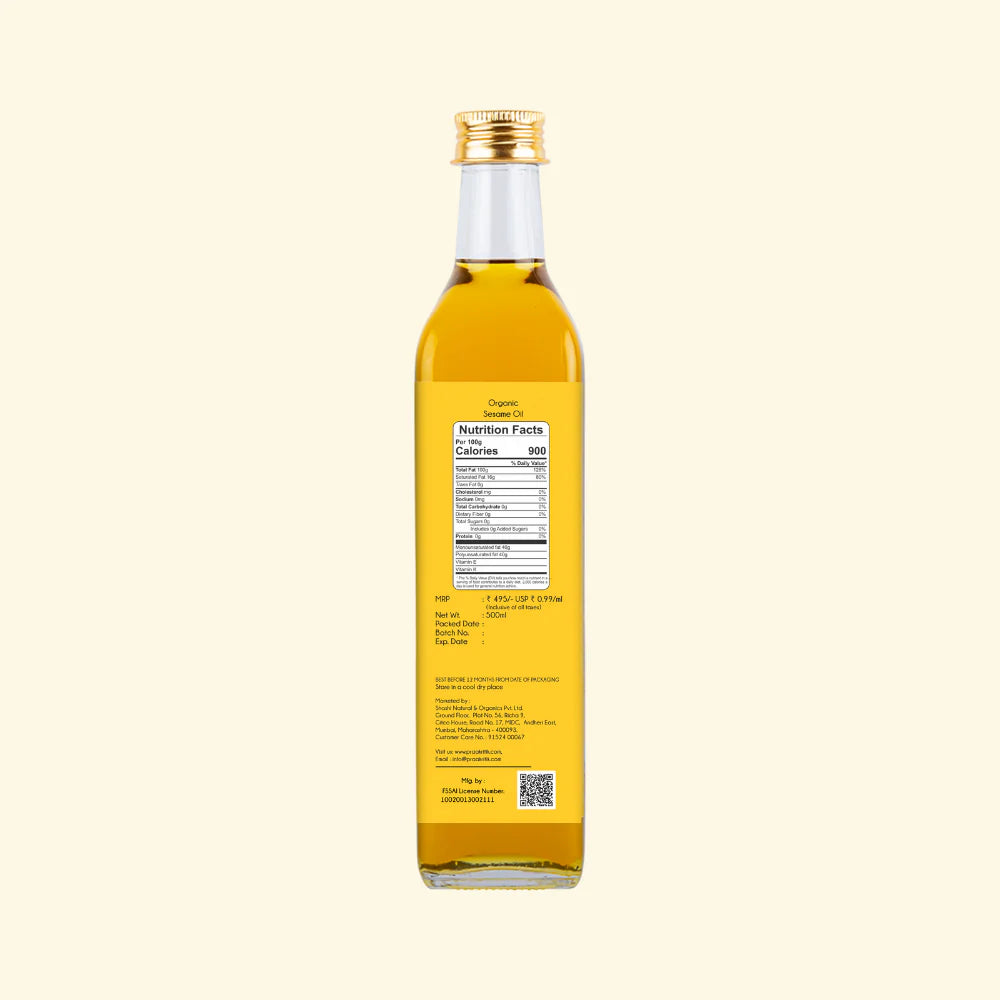 Praakritik C/P Sesame Oil 500ml